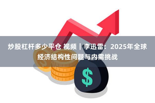 炒股杠杆多少平仓 视频｜李迅雷：2025年全球经济结构性问题与内需挑战